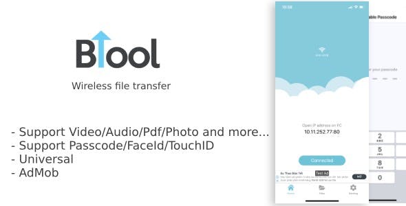 BTool Pro - Wireless file transfer - 2