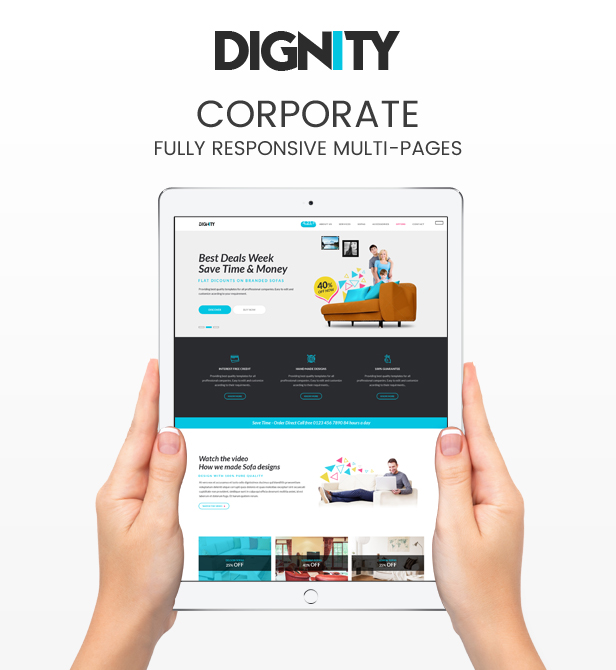 Dignity - Corporate Muse Template - 1