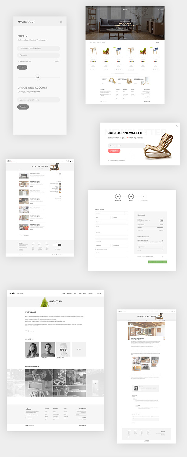 schon psd template