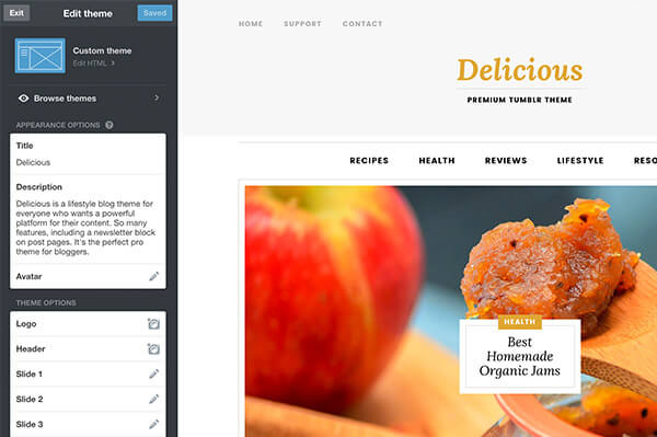 Delicious Tumblr Theme - 9