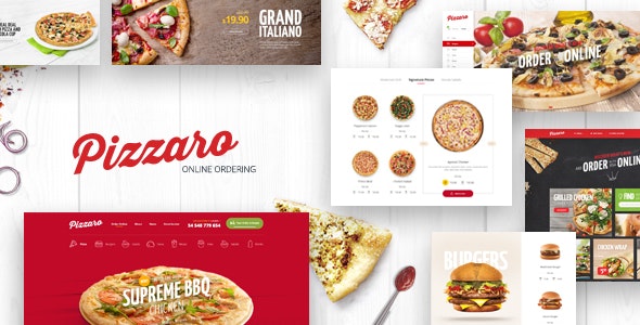 Pizzaro Food Responsive Magento 2 Theme | RTL supported - Magento eCommerce
