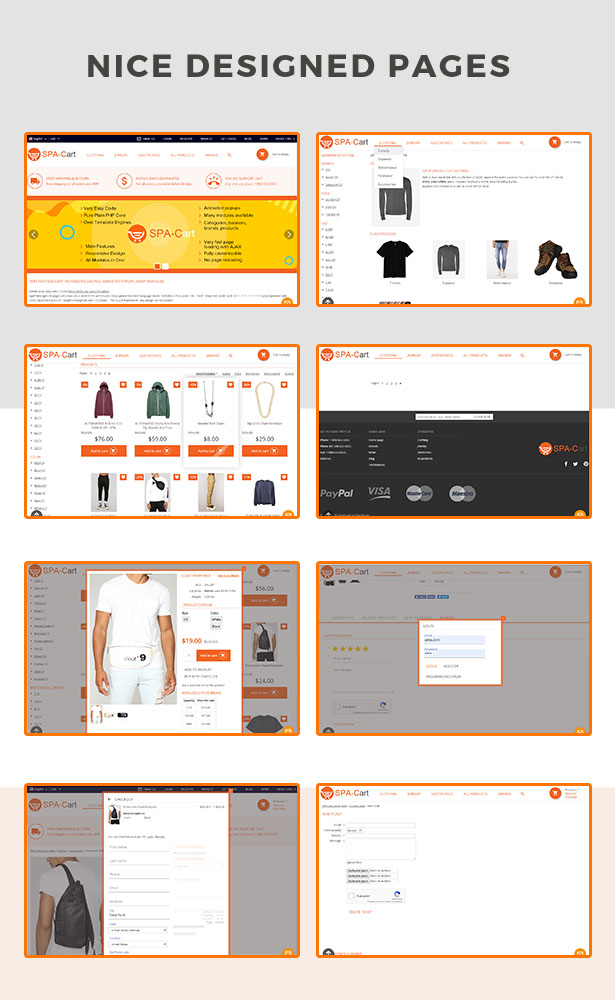 SPA-Cart - fully featured eCommerce CMS platform. Very fast ajaxfied pages. Single Page Application. - 4
