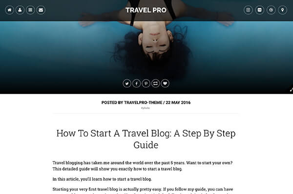 Travel Pro Tumblr Theme - 7