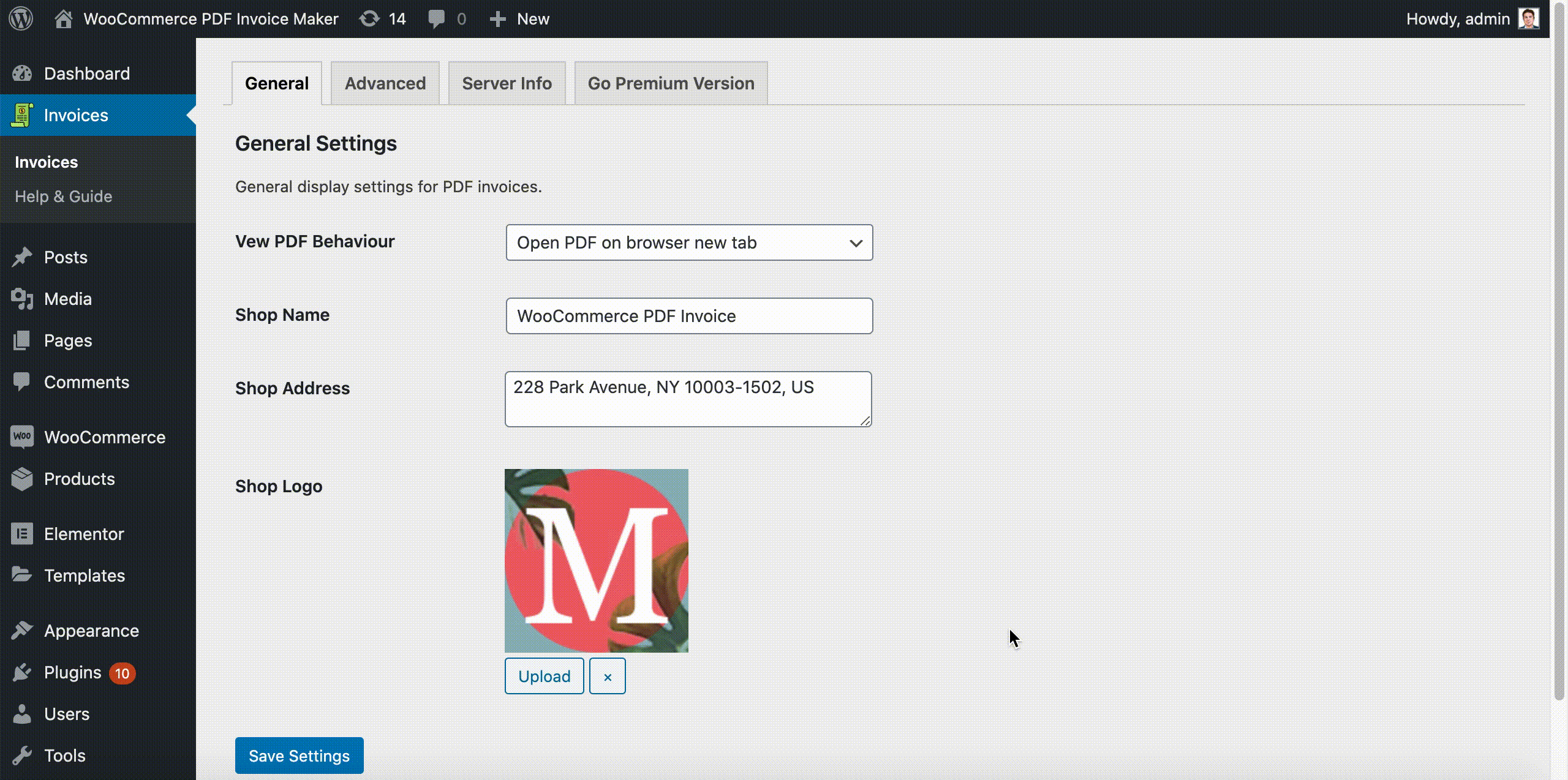 View Invoice