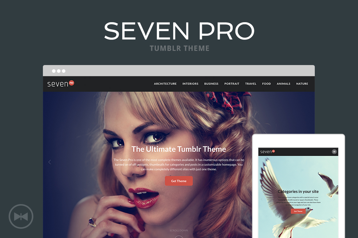 Seven Pro Tumblr Theme - 1