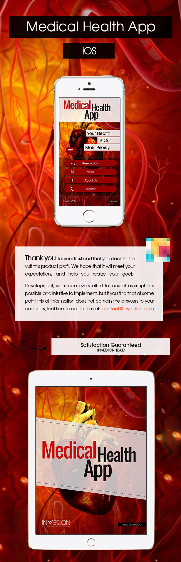 Medical Health App With CMS - iOS - 2