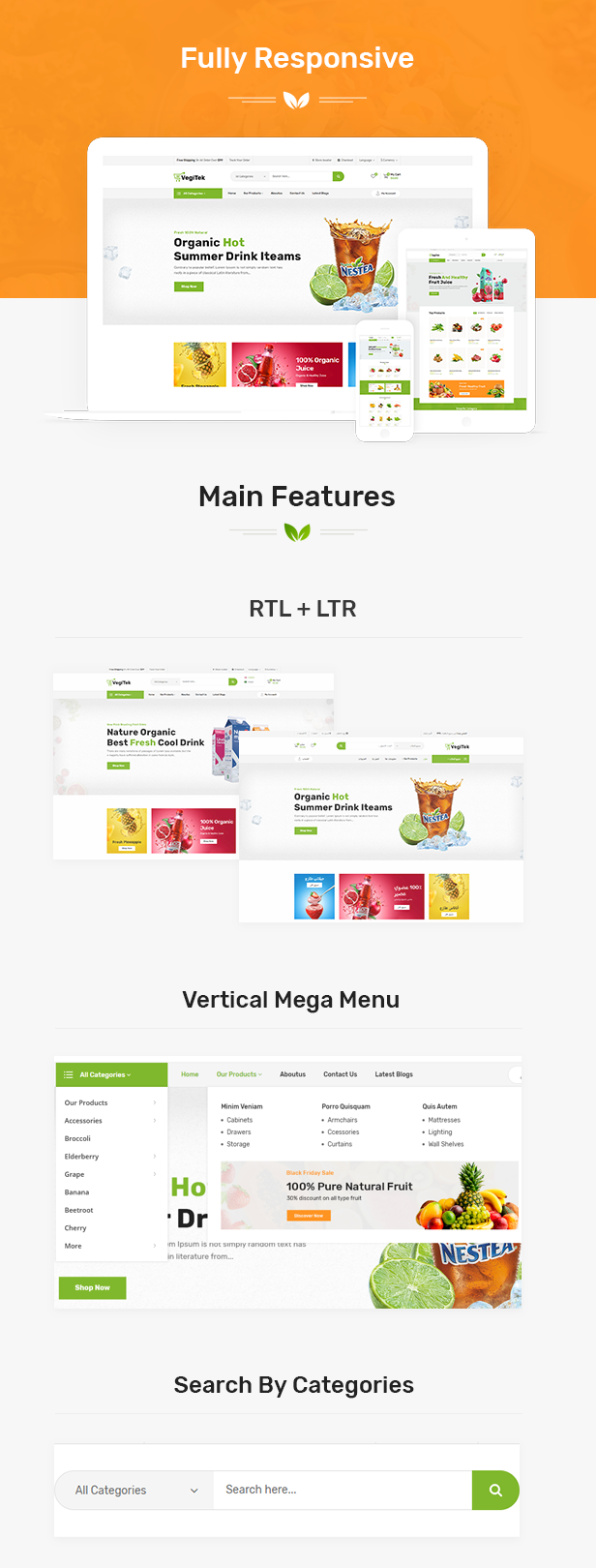 Vegitek Opencart Theme