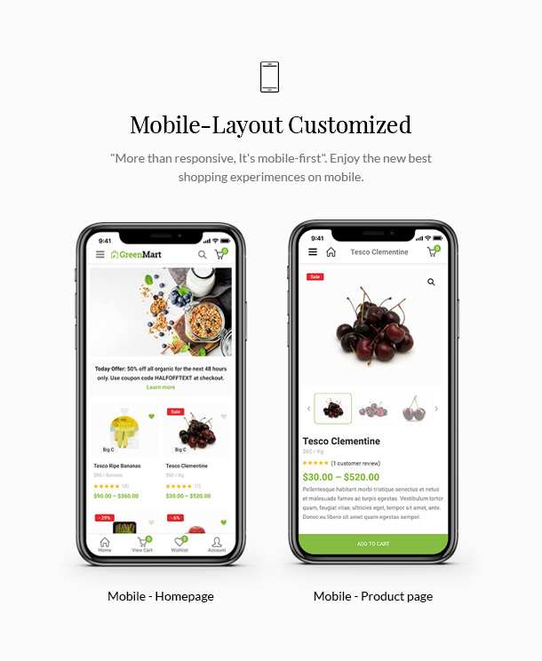 GreenMart – Organic & Food WooCommerce WordPress Theme - 14