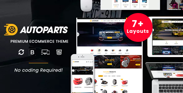 AutoParts – The Auto Parts, Tools, Equipments and Accessories Store Shopify Theme with Sections