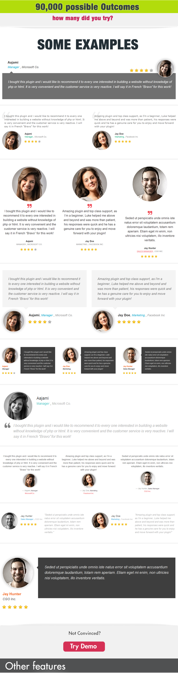 Testimonials Showcase for Visual Composer Plugin - 4