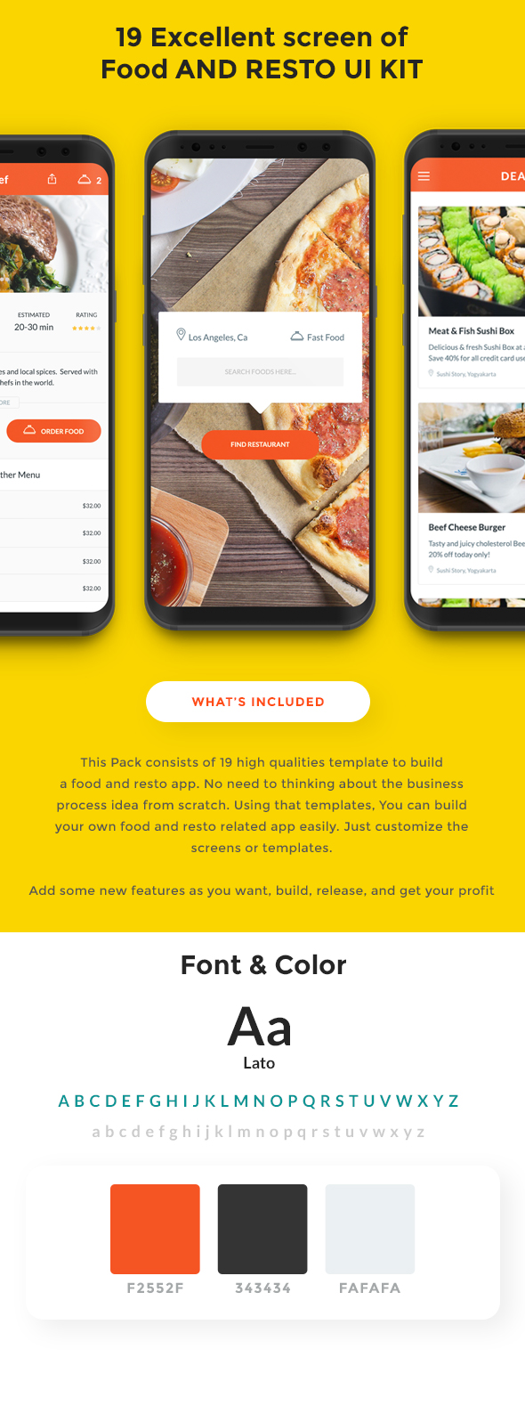 FoodRest - Food & Resto UI KIT for Sketch - 1