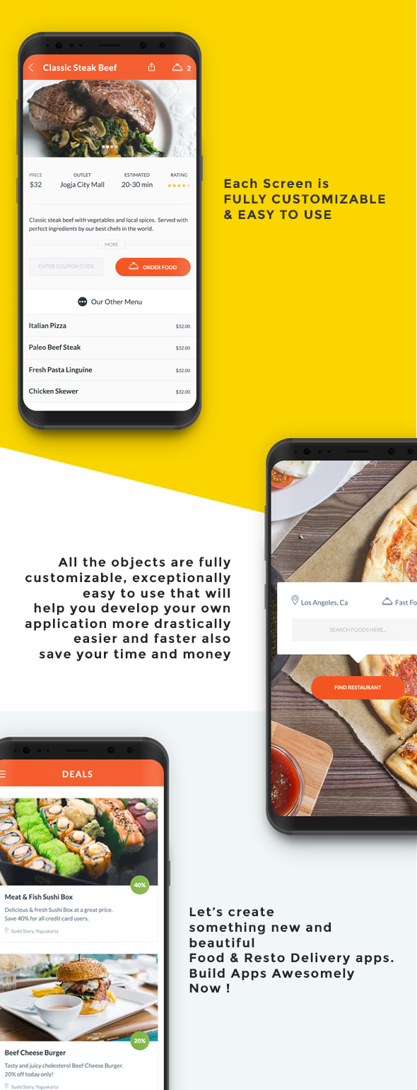 FoodRest - Food & Resto UI KIT for Sketch - 2