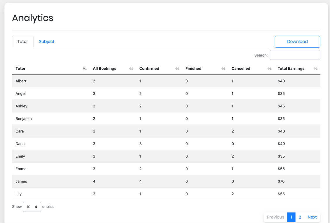 GuTutor - Online Tutor Directory Booking and Management - 18