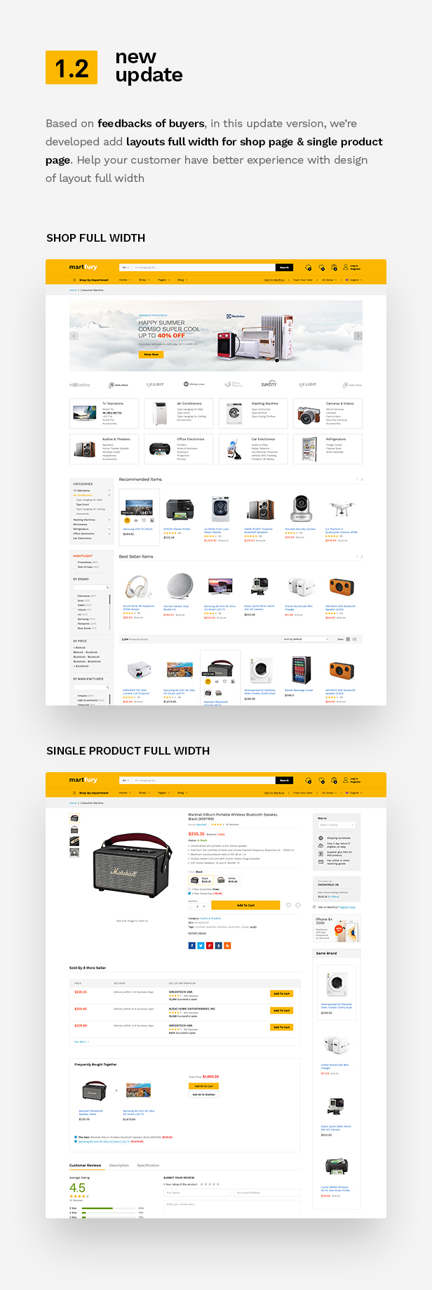 Martfury - Multipurpose Marketplace HTML5 Template with Dashboard