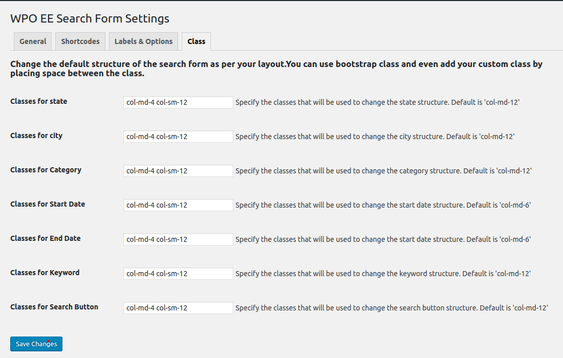 EE4 Event Search Form - 4