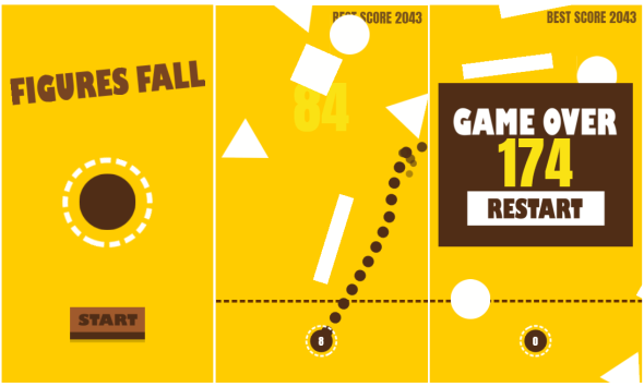 Figures Fall - HTML5 Game (Construct3) - 1