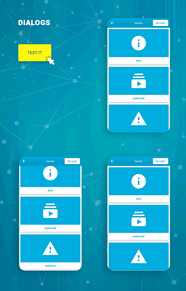 flutter template widgets and components csform - dialog widgets