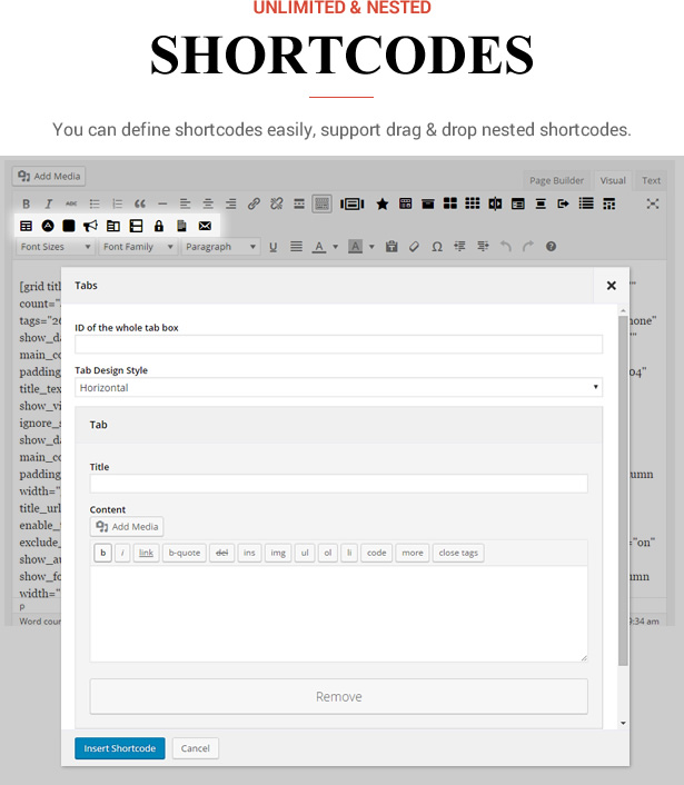 Sneeit Framework Plugin - Back-End for WordPress Themes - Shortcodes