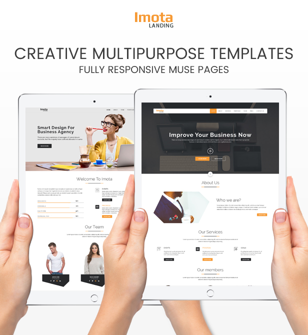 Imota-Creative Muse Landing Pages - 1