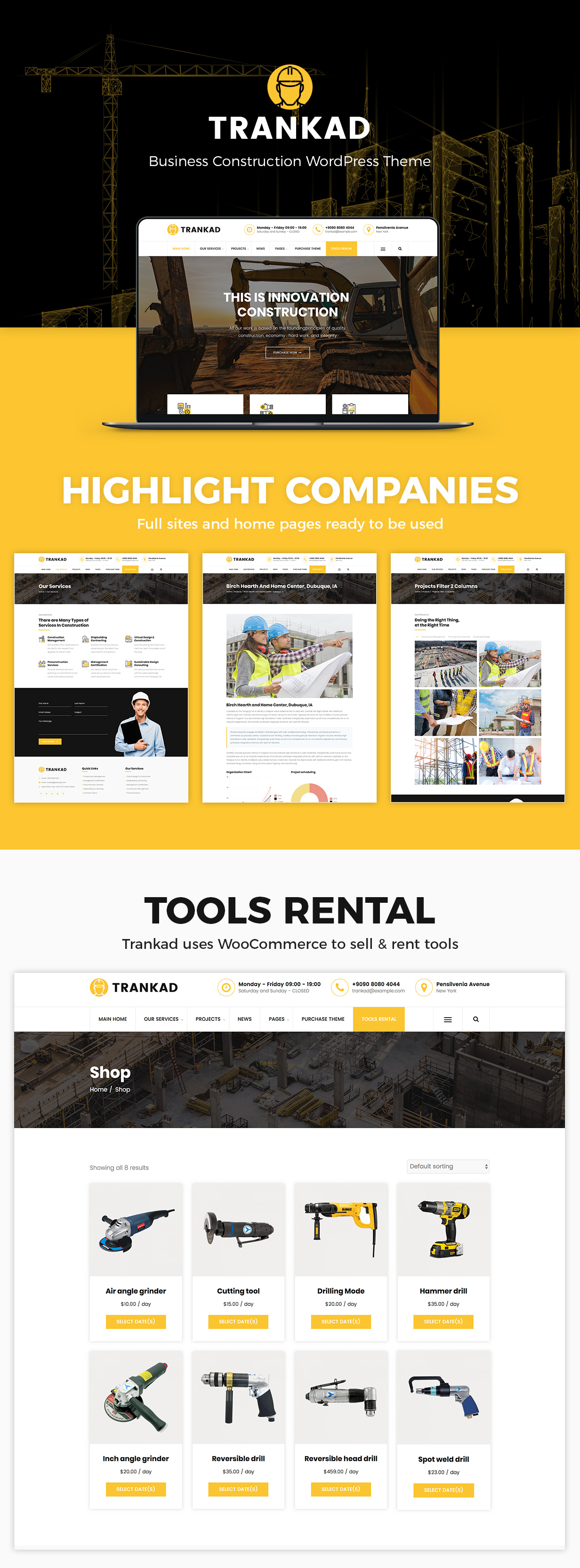 Trankad - Construction WordPress Theme - 7