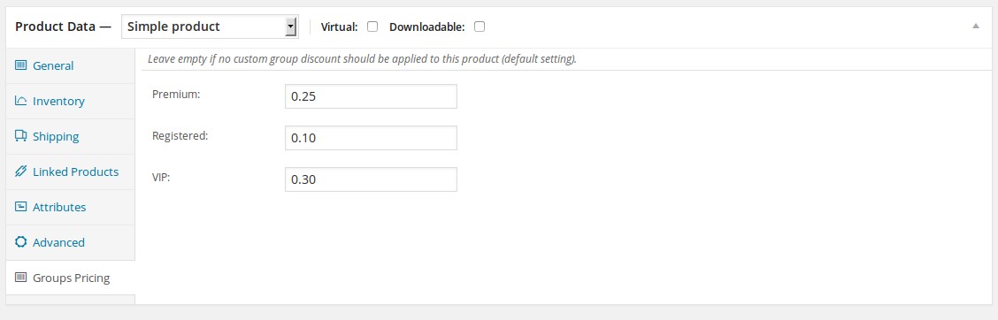 Woocommerce Group Pricing - 2
