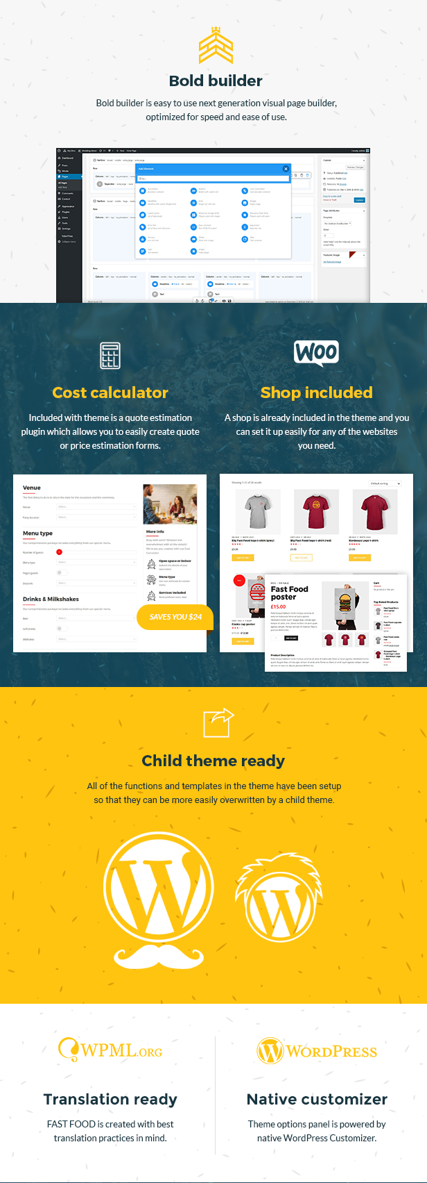 Fast Food WordPress Theme - 3