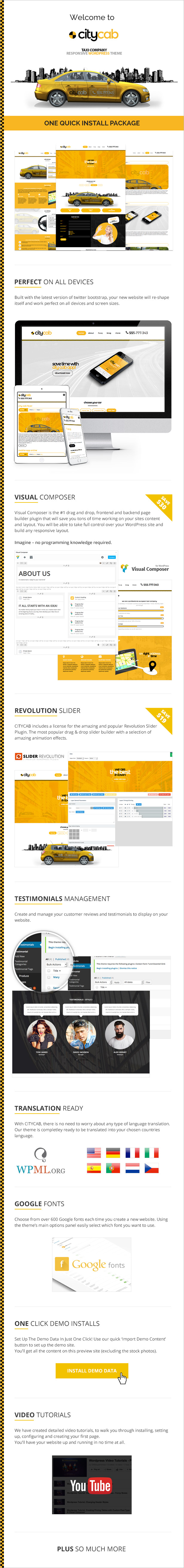 CityCab - Taxi Company & Taxi Firm WordPress Theme - 8