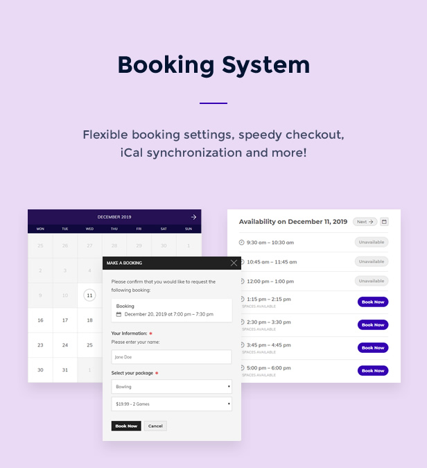 Activity Booking System
