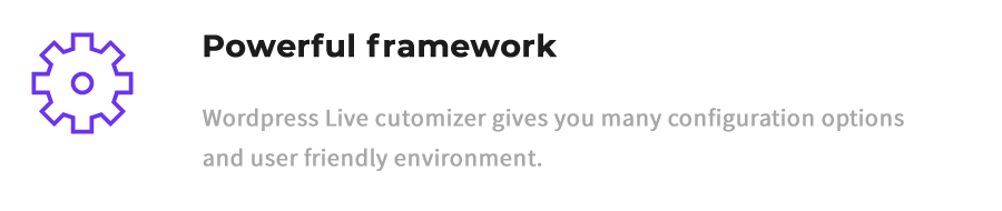 feature powerful framework