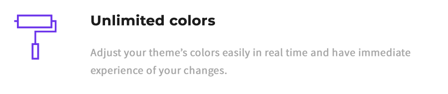 feature unlimited colors