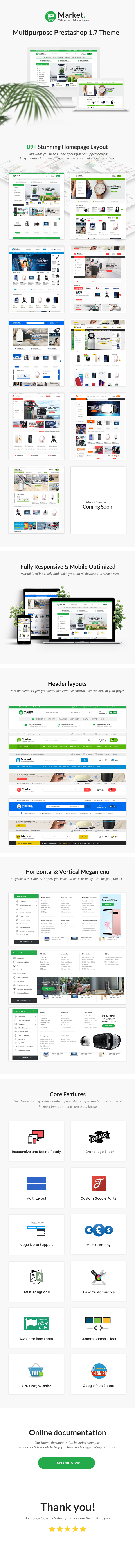 Themes Market  Responsive Prestashop 1.7 - 1