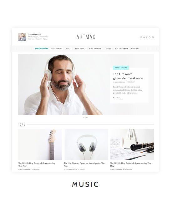 Artmag - Clean WordPress Blog and Magazine Theme - 7