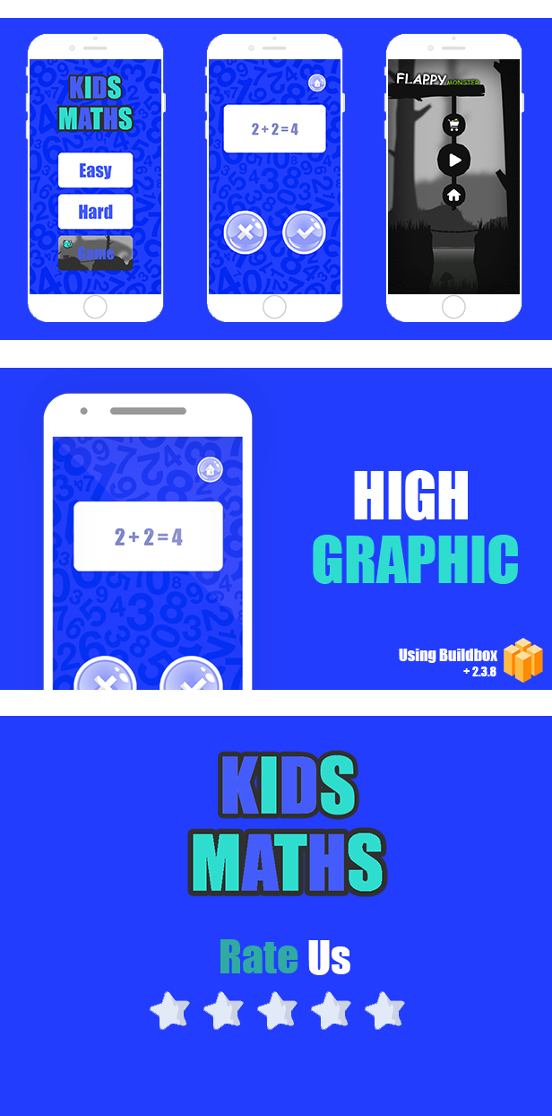 KIDS MATHS WITH ADMOB - ANDROID STUDIO & ECLIPSE FILE - 2