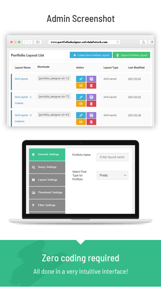 Portfolio Designe Admin Panel