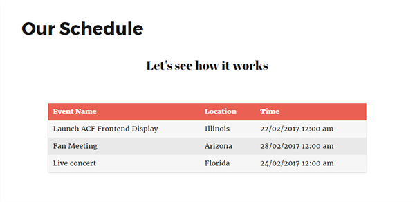 ACF Frontend Display - Show custom fields & Metakey on Frontend without Coding - 4