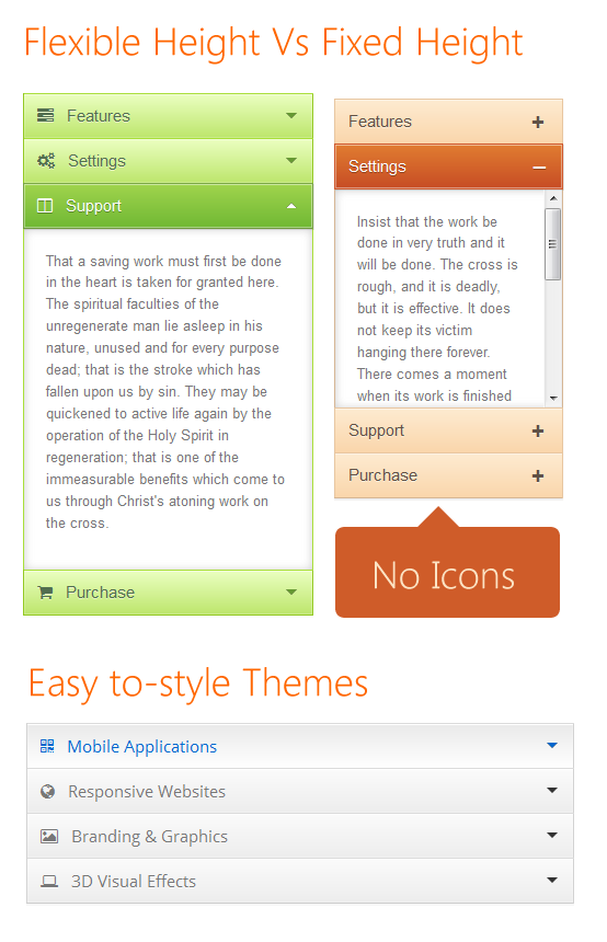 CSS3 Accordion and Toggle Widget Kit - 3