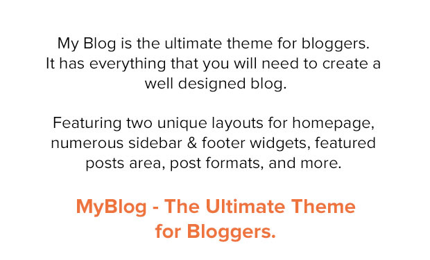 MyBlog - Responsive Blog Magazine Theme - 1