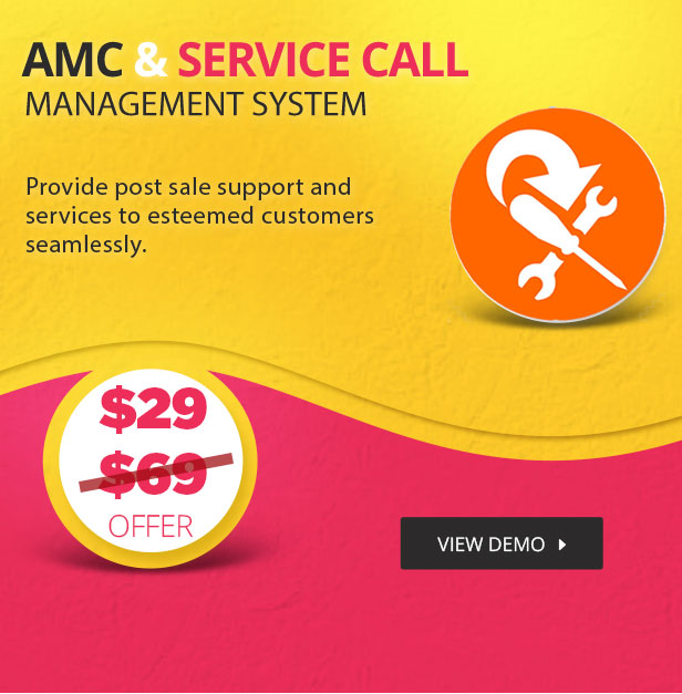 AMC and Service Call Management Application - 1