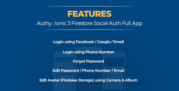 Authy - Ionic Firebase Social Authentication Full App