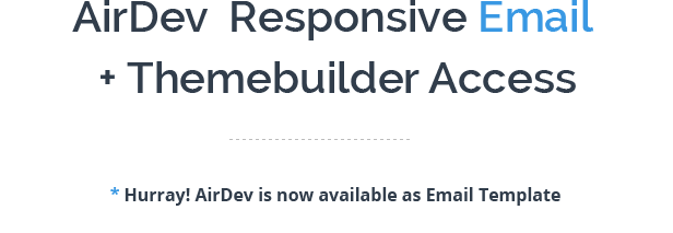 AirDev- Corporate Email Template + Builder Access - 6