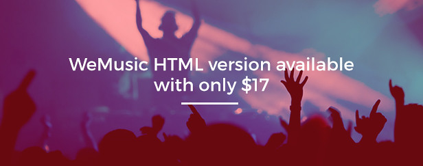 WeMusic Music Band Event HTML Template