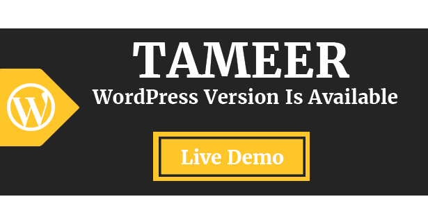 Tameer  Multipurpose Template - 3