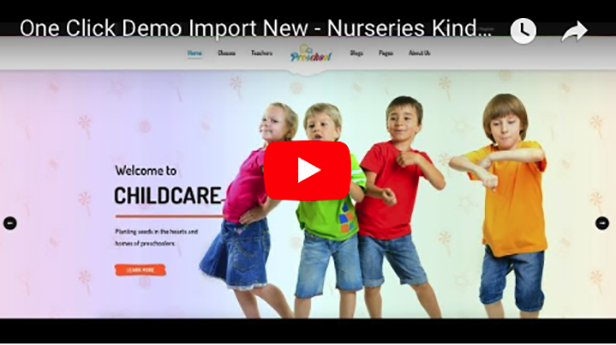 Nurseries Kindergarten and School WordPress Theme