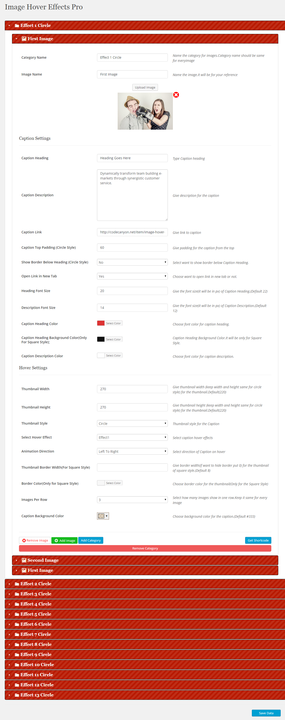 WordPress Posts Flip Book Settings