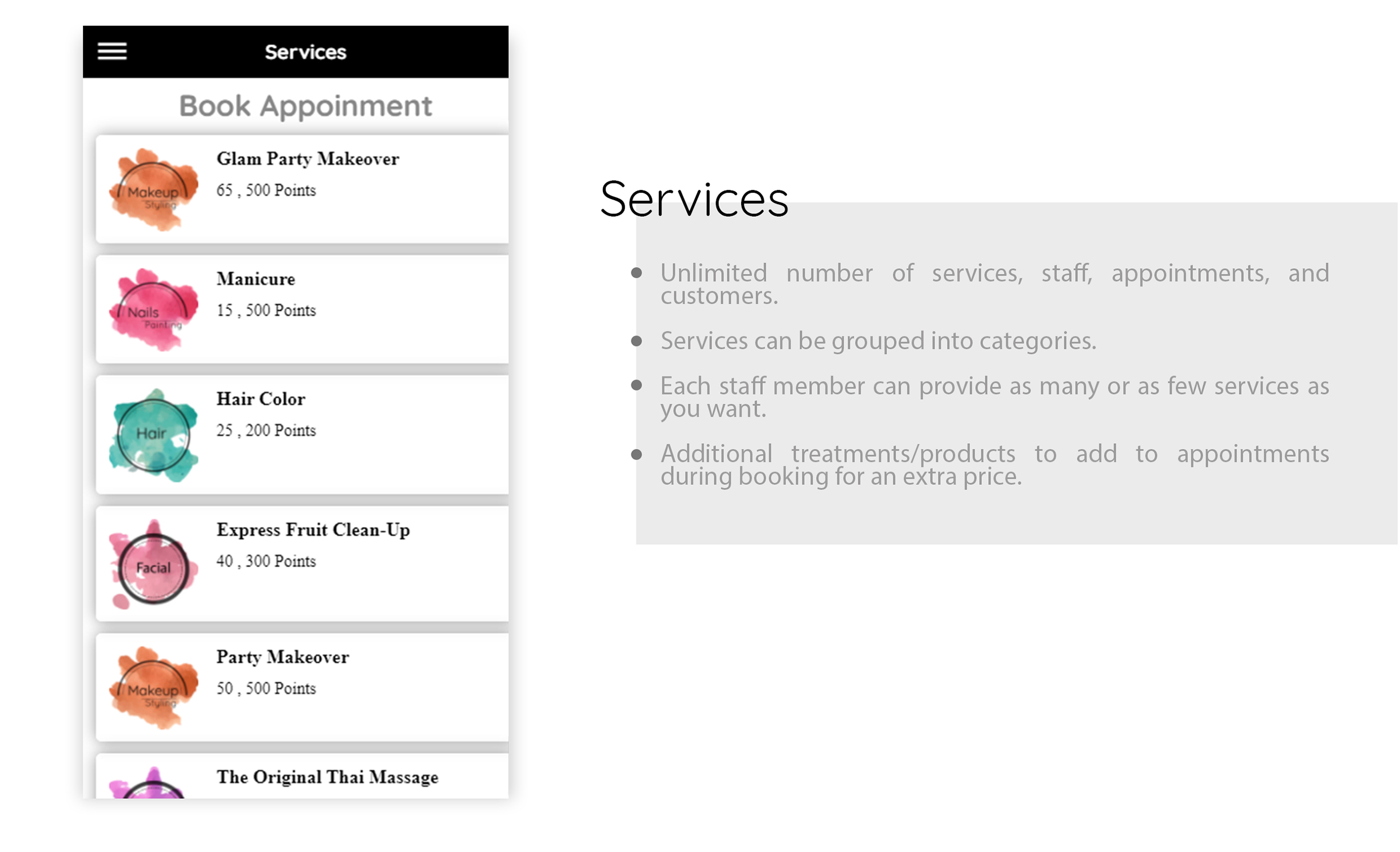 Salon Booking system with admin panel