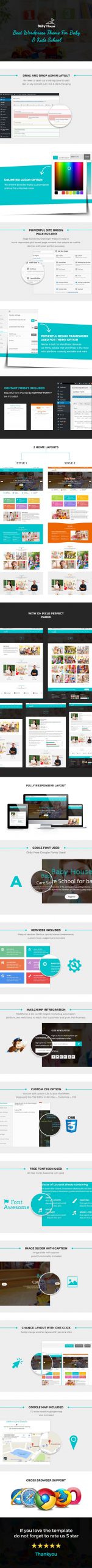 Baby House – Kids School WordPress Theme - 1