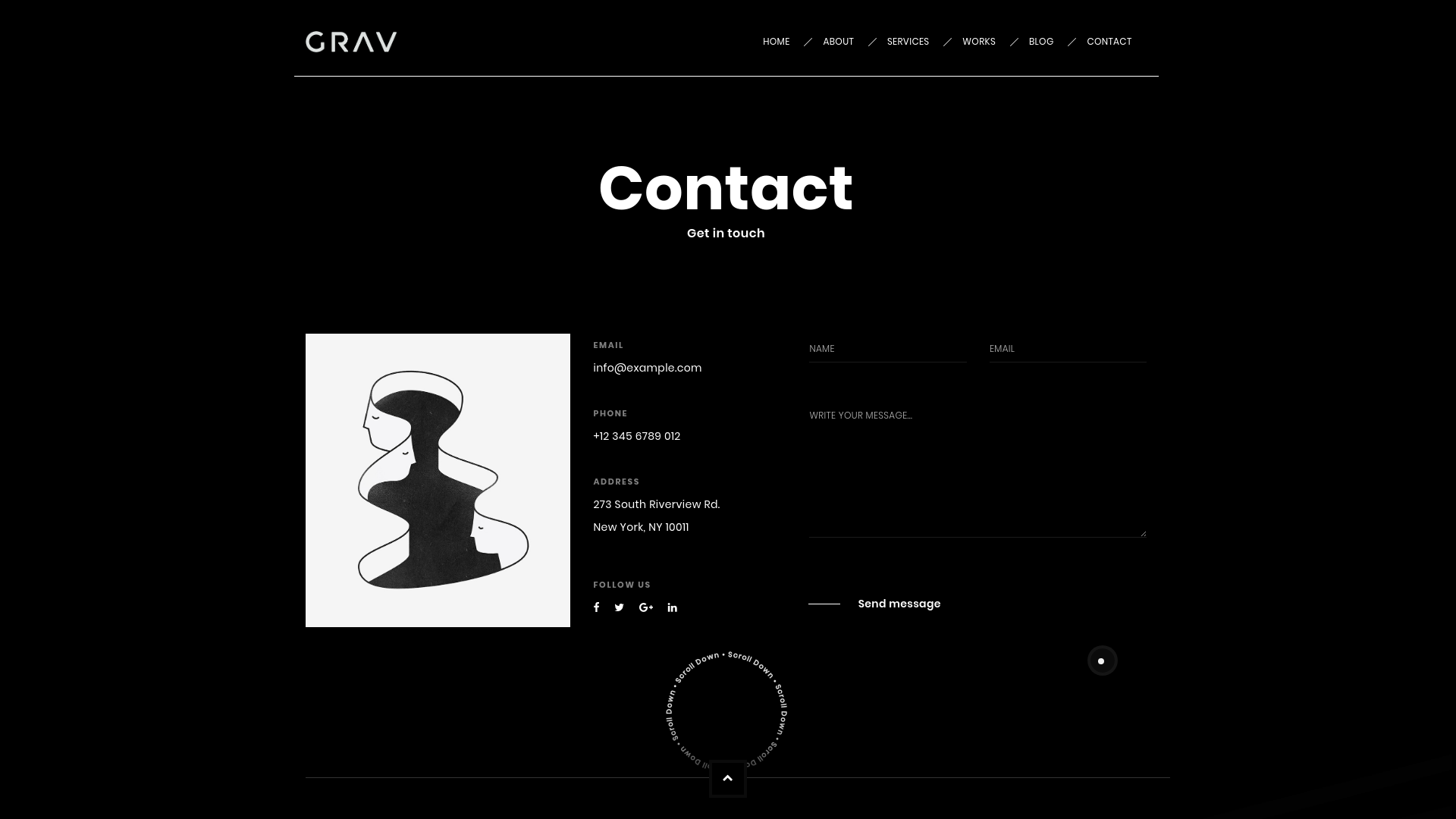 GRAV - Creative Portfolio HTML5 Template - 6