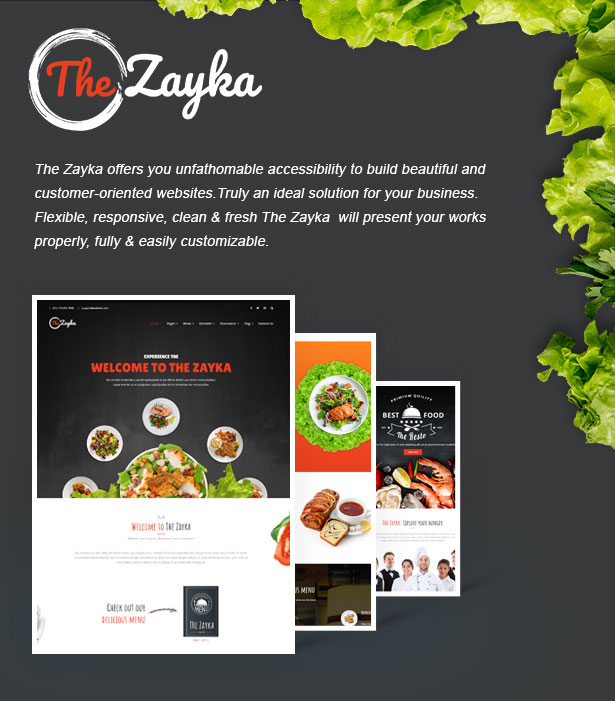 The Zayka – Multipurpose Restaurant, Food & Cafe MVC Theme - 3