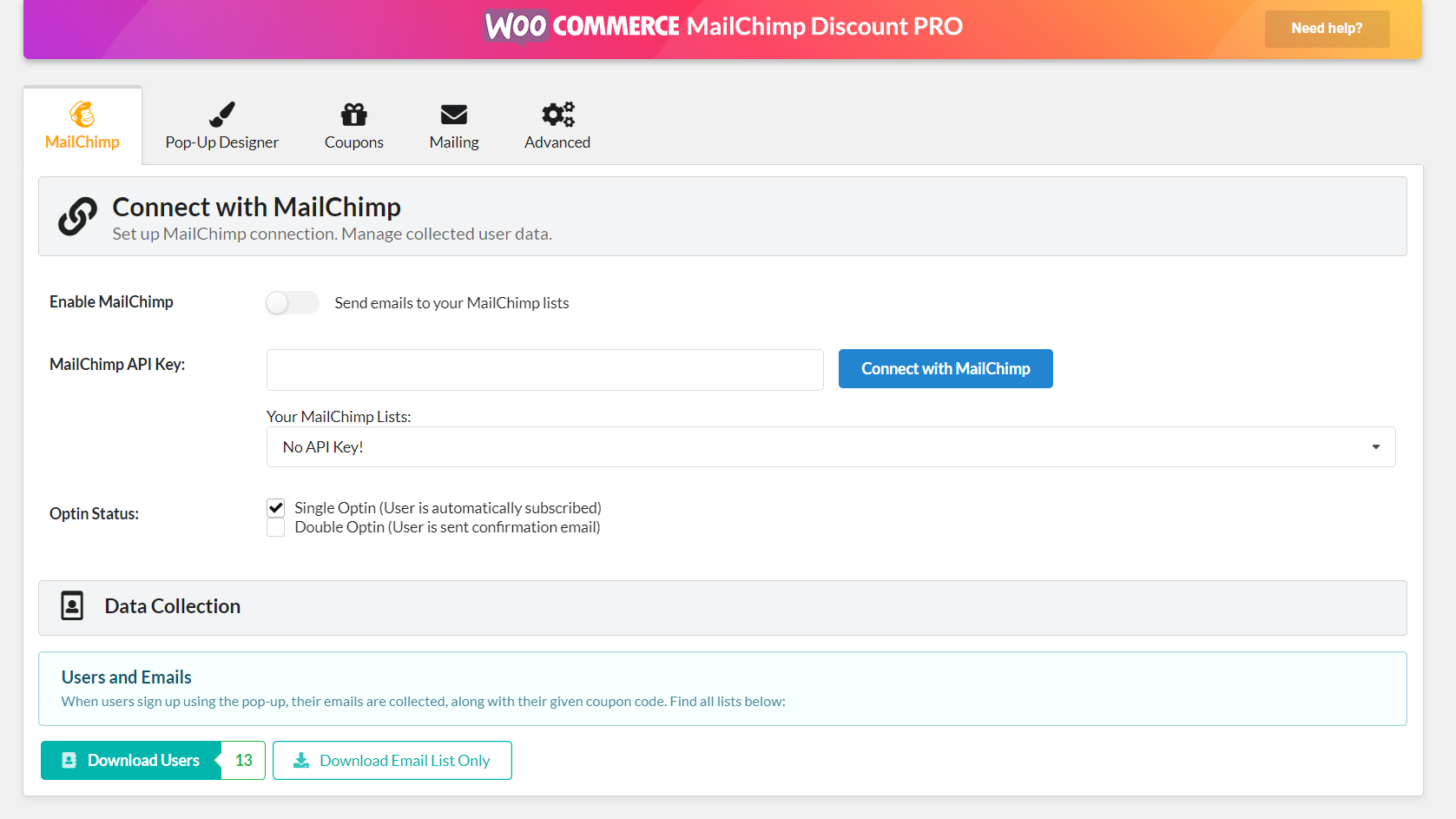 WooCommerce MailChimp Discount PRO - 7