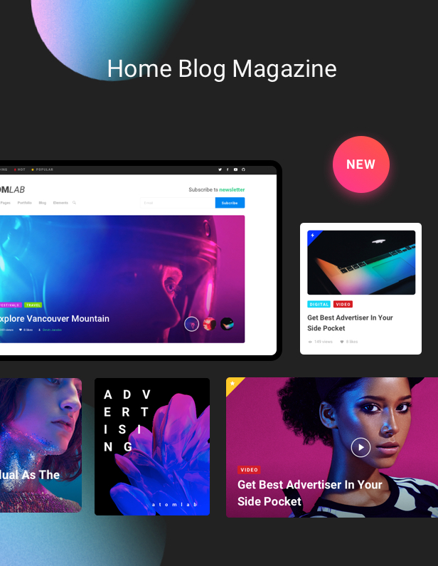 Startup WordPress Theme - Blog Magazine